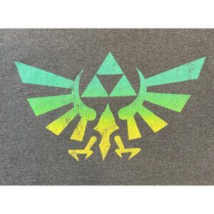 Small Grey The Legend Of Zelda Shirt Graphic Sword Video Game Nintendo
